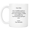 Perfect Mug Gift For Fathers Day