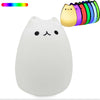 Colorful Cat Silicone LED Touch Sensor