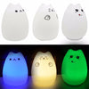 Colorful Cat Silicone LED Touch Sensor