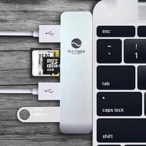 USB C HUB 3.0 High-speed Processing Card Reader 5-in-1 Suitable for New MacBook Pro 13 / Retina 13 / MacBook 12 / Other Notebook