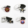 Hand Spinner Batman Captain America Iron Man Fidget Spinner Metal Tri-Spinner Anti Stress Fingertips Toys For Autism and ADHD