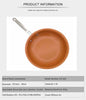 Non-stick Copper Frying Pan with Ceramic Coating and Induction cooking,Oven & Dishwasher safe