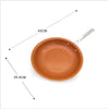 Non-stick Copper Frying Pan with Ceramic Coating and Induction cooking,Oven & Dishwasher safe